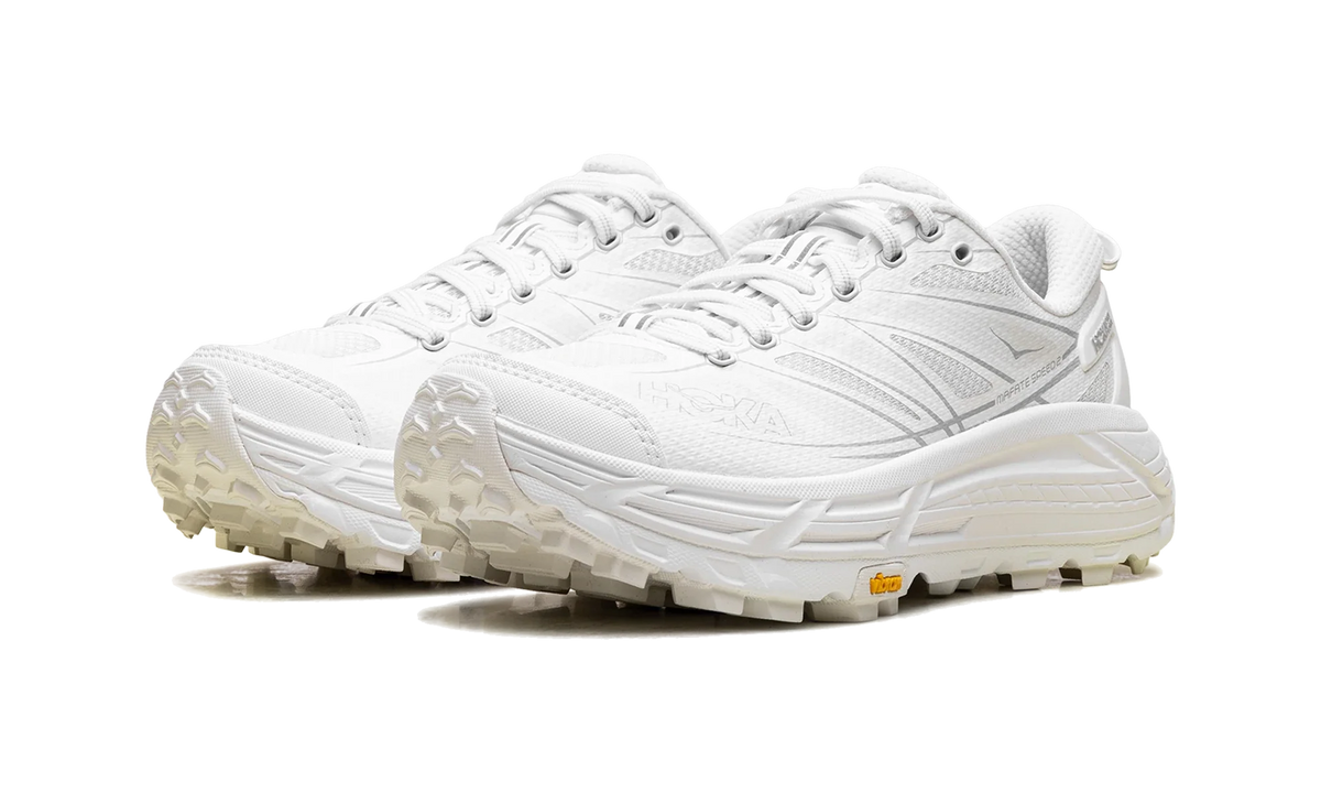 Overkicks - Hoka One One Mafate Speed 2 White Lunar Rock (All Gender) (1126851-WLRC) - vista trasera