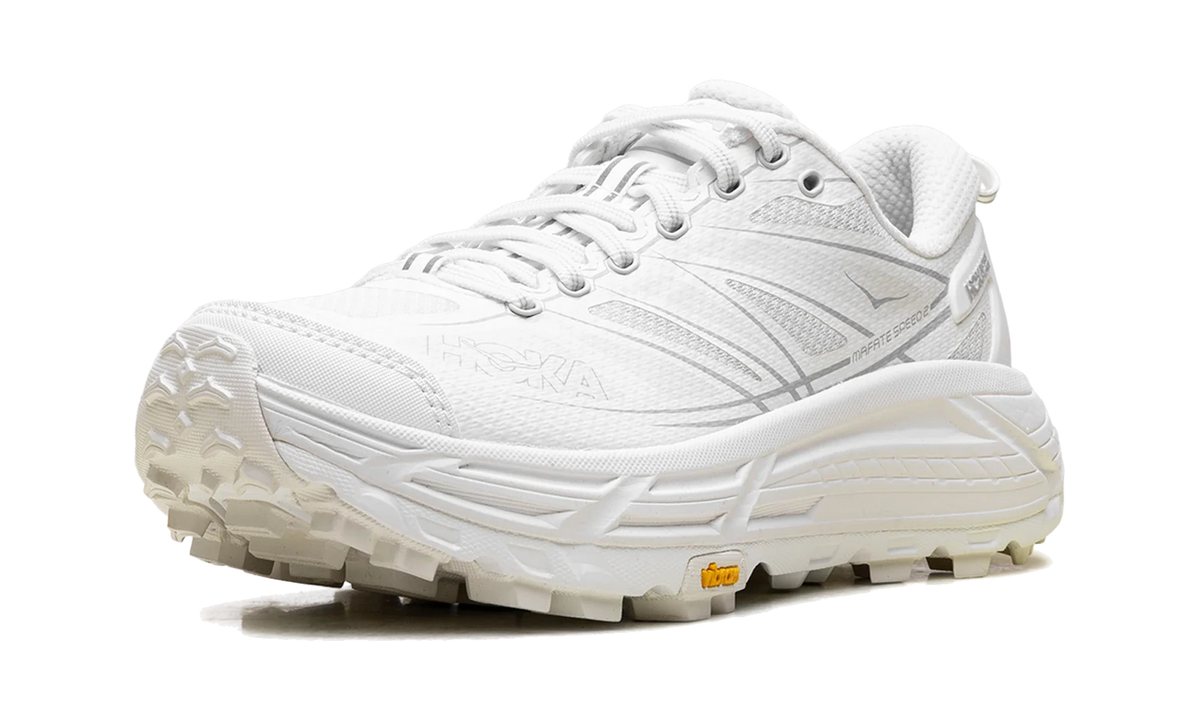 Overkicks - Hoka One One Mafate Speed 2 White Lunar Rock (All Gender) (1126851-WLRC) - detalle suela