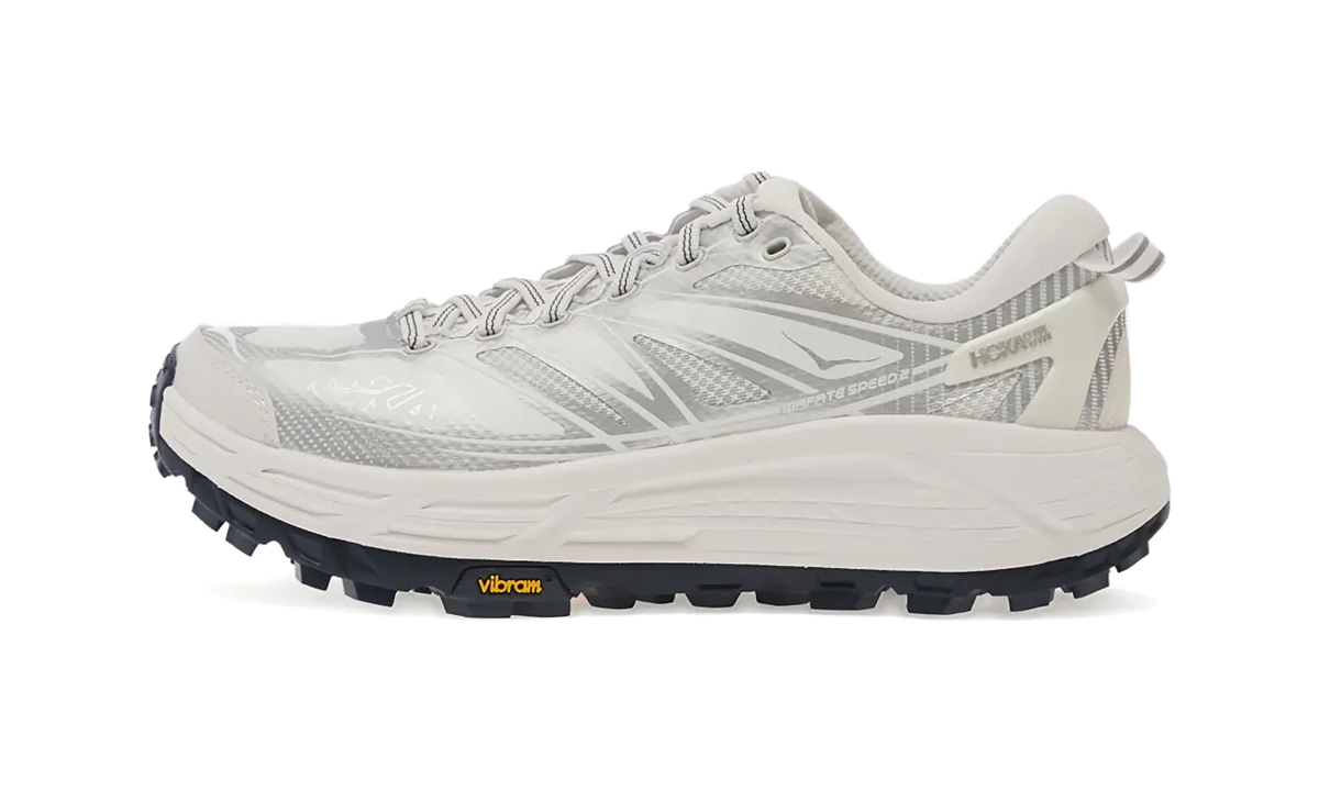 Overkicks - Hoka One One Mafate Speed 2 White Silver (1126851-WSLV) - vista lateral