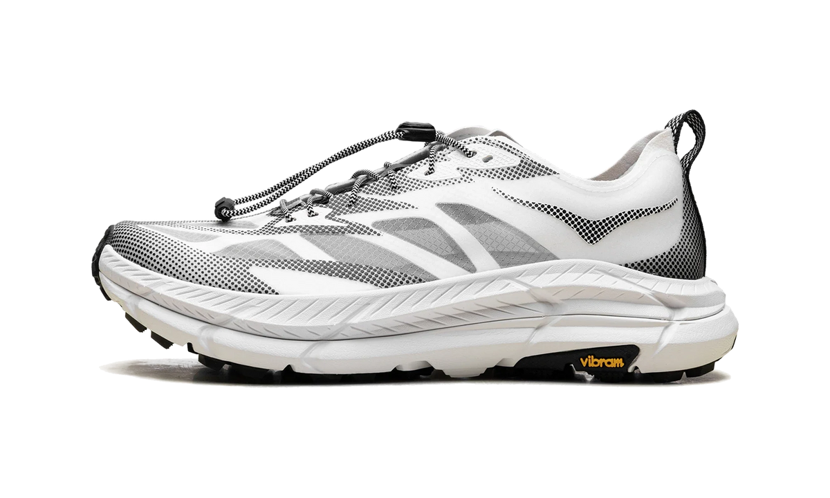 Overkicks - Hoka One One Mafate Speed 4 Lite White Black (1168971-WBLC) - vista lateral