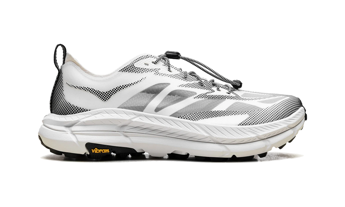 Overkicks - Hoka One One Mafate Speed 4 Lite White Black (1168971-WBLC) - detalle talon