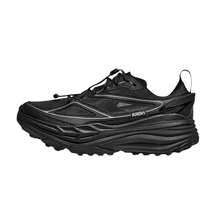 Overkicks - Hoka One One Stinson One7 Black Silver (1168931-BKSV) - vista lateral