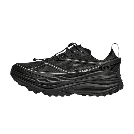 Overkicks - Hoka One One Stinson One7 Black Silver (1168931-BKSV) - vista lateral