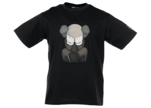 Overkicks - KAWS x Uniqlo Tokyo First Tee (Asia Sizing) Dark Grey (446311) - vista lateral