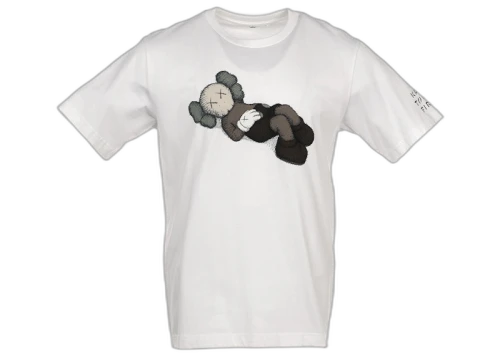 Overkicks - KAWS x Uniqlo Tokyo First Tee (Asia Sizing) White (446312) - vista lateral