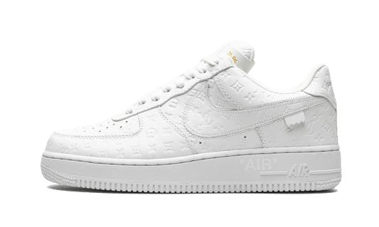 Overkicks - Louis Vuitton Nike Air Force 1 Low By Virgil Abloh White (1A9V86) - vista lateral