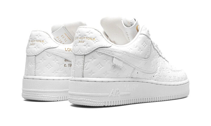Overkicks - Louis Vuitton Nike Air Force 1 Low By Virgil Abloh White (1A9V86) - par completo