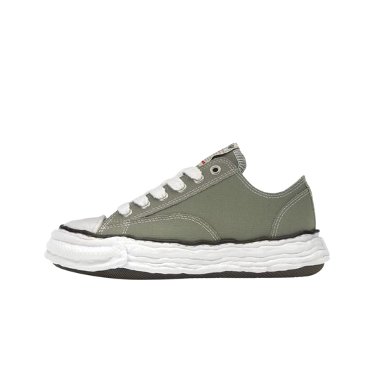 Overkicks - Maison Mihara Yasuhiro Peterson 23 OG Sole Canvas Low Green (A11FW702-GRN) - vista lateral