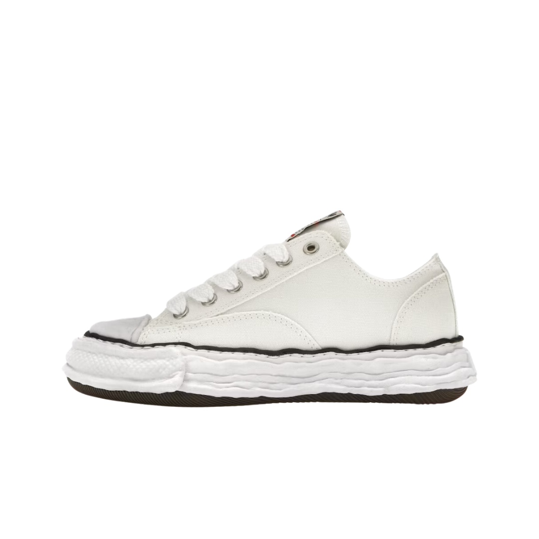 Overkicks - Maison Mihara Yasuhiro Peterson 23 OG Sole Canvas Low White (A11FW702-WHT) - vista lateral