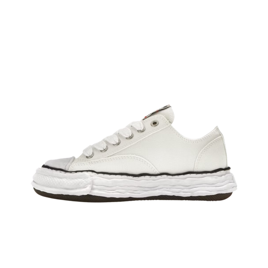 Overkicks - Maison Mihara Yasuhiro Peterson 23 OG Sole Canvas Low White (A11FW702-WHT) - vista lateral