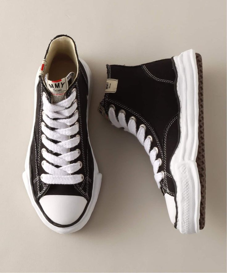 Overkicks - Maison Mihara Yasuhiro Peterson OG Sole Canvas High Black (A01FW701-BLK) - imagen 2