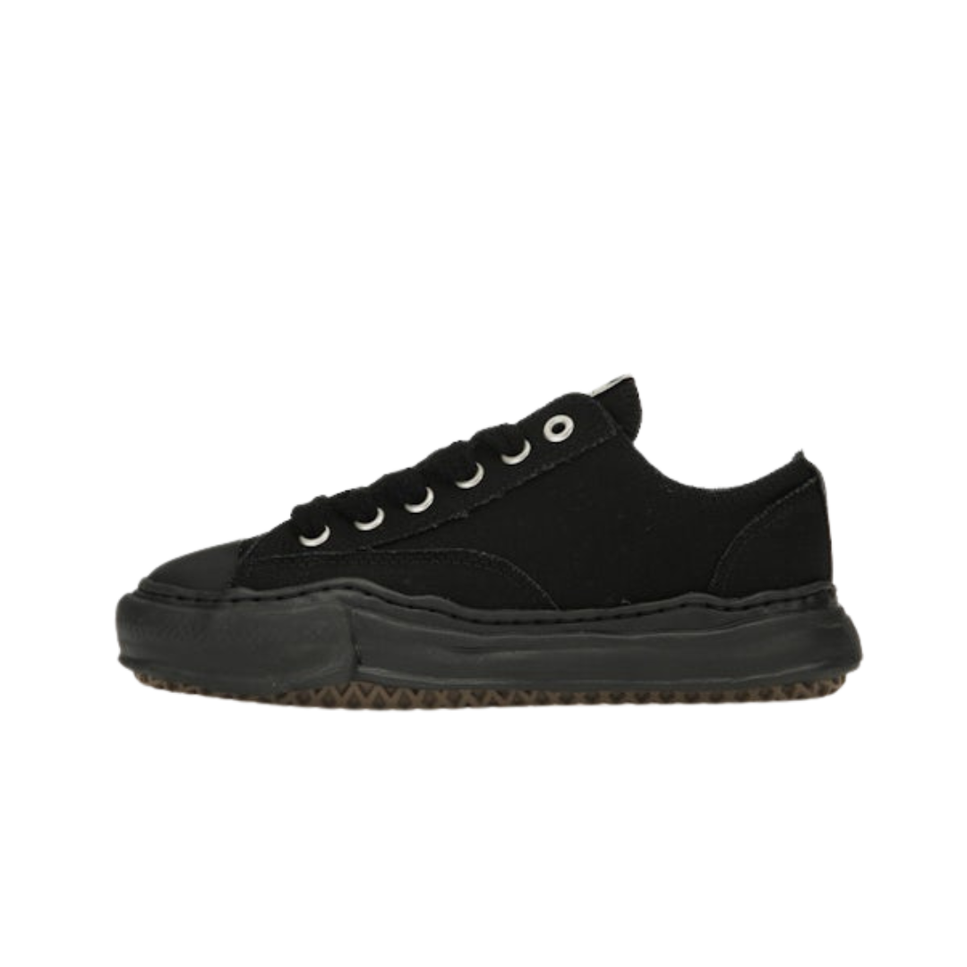 Overkicks - Maison Mihara Yasuhiro Peterson OG Sole Canvas Low Black Black (A01FW702-BLKBLK) - vista lateral