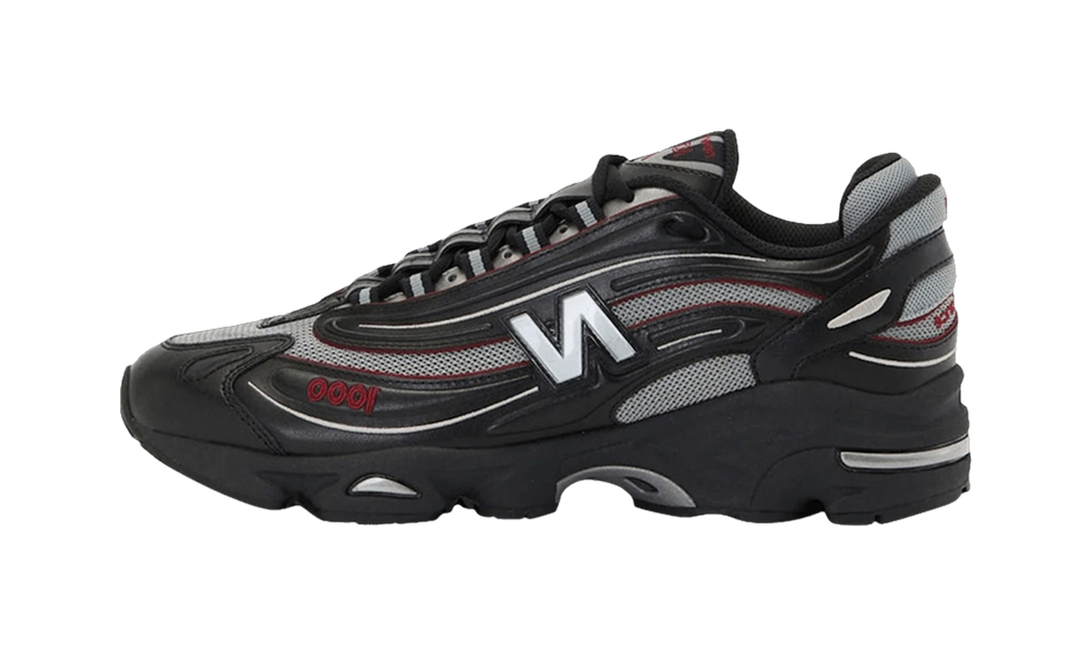 Overkicks - New Balance 1000 Black Grey Red (M1000ZAL) - vista lateral