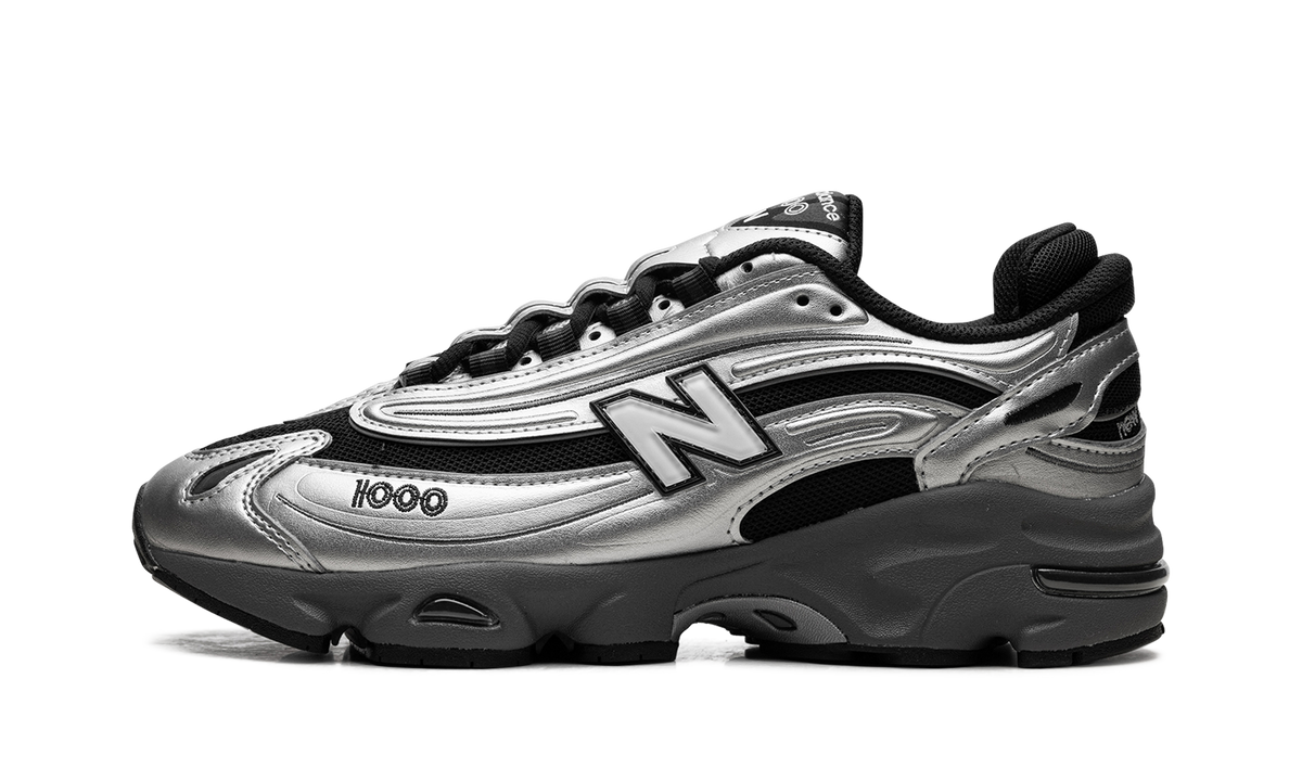 Overkicks - New Balance 1000 Black Silver Metallic (M1000EGR) - vista lateral