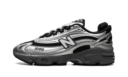 Overkicks - New Balance 1000 Black Silver Metallic (M1000EGR) - vista lateral