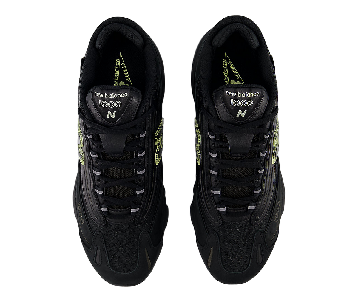 Overkicks - New Balance 1000 Cordura Black Neon (M1000BBV) - par completo