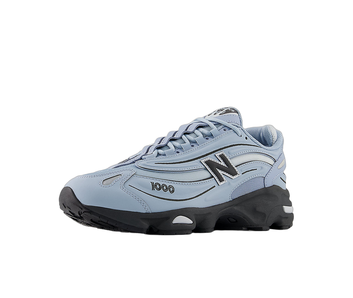 Overkicks - New Balance 1000 Light Blue Black (M1000JDD) - vista trasera