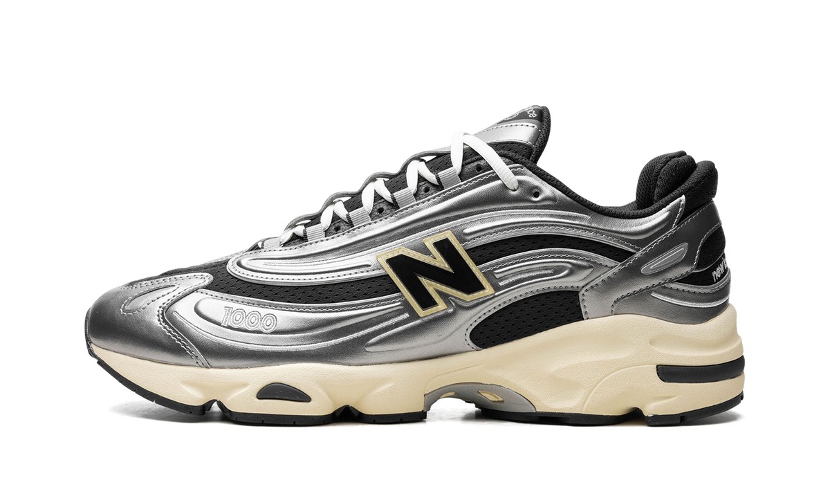 Overkicks - New Balance 1000 Silver Metallic (M1000SL) - vista lateral