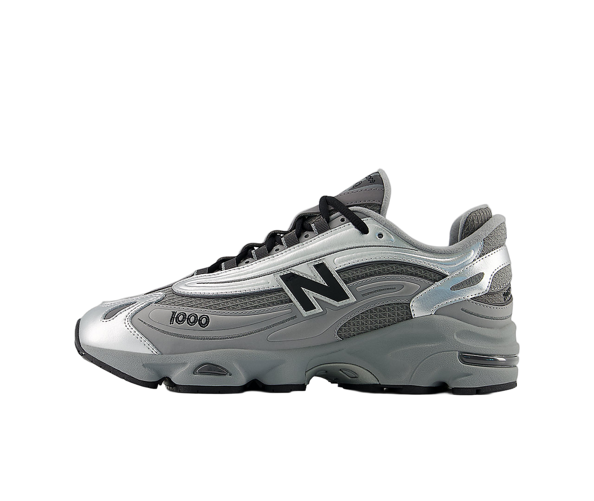 Overkicks - New Balance 1000 Silver Metallic Slate Grey (U10007RF) - vista lateral