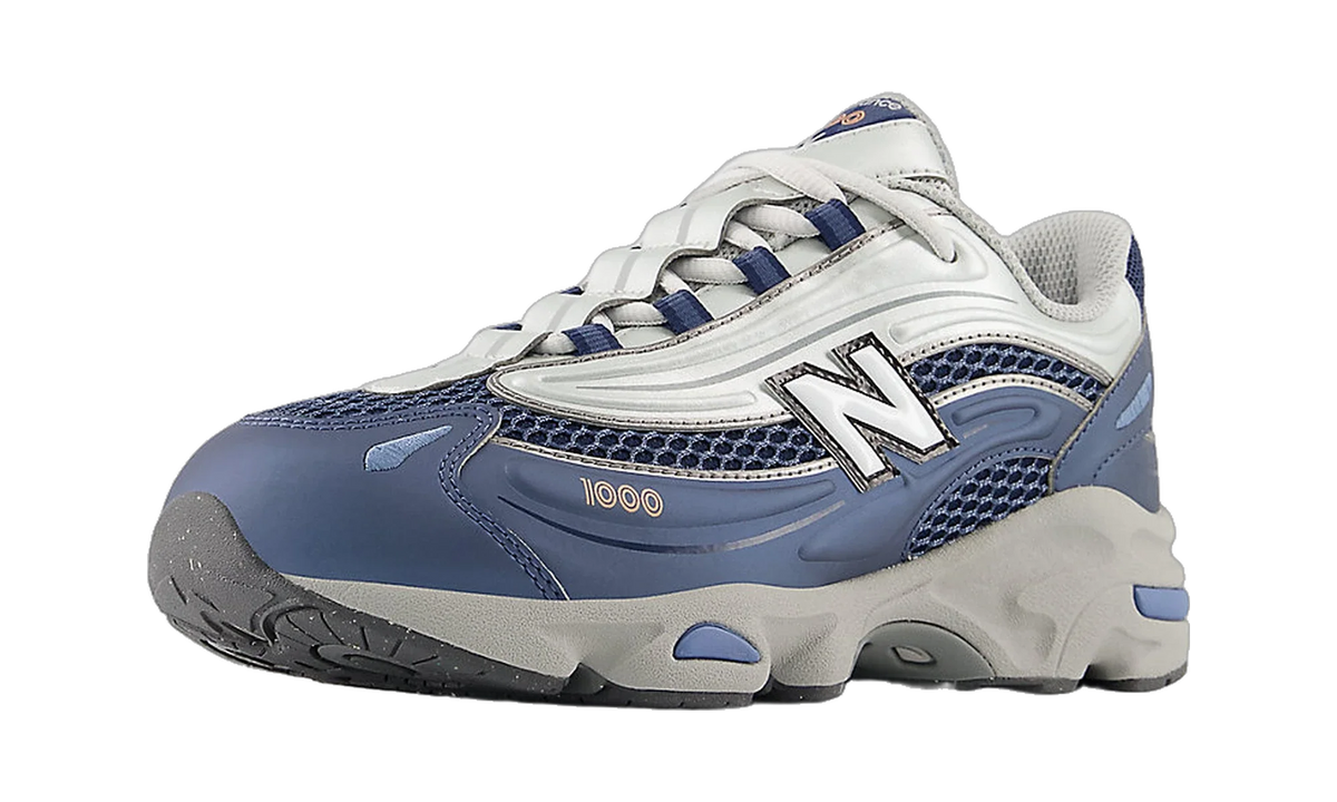 Overkicks - New Balance 1000 Vintage Indigo Light Silver Metallic (GS) (GC1000PK) - imagen 2