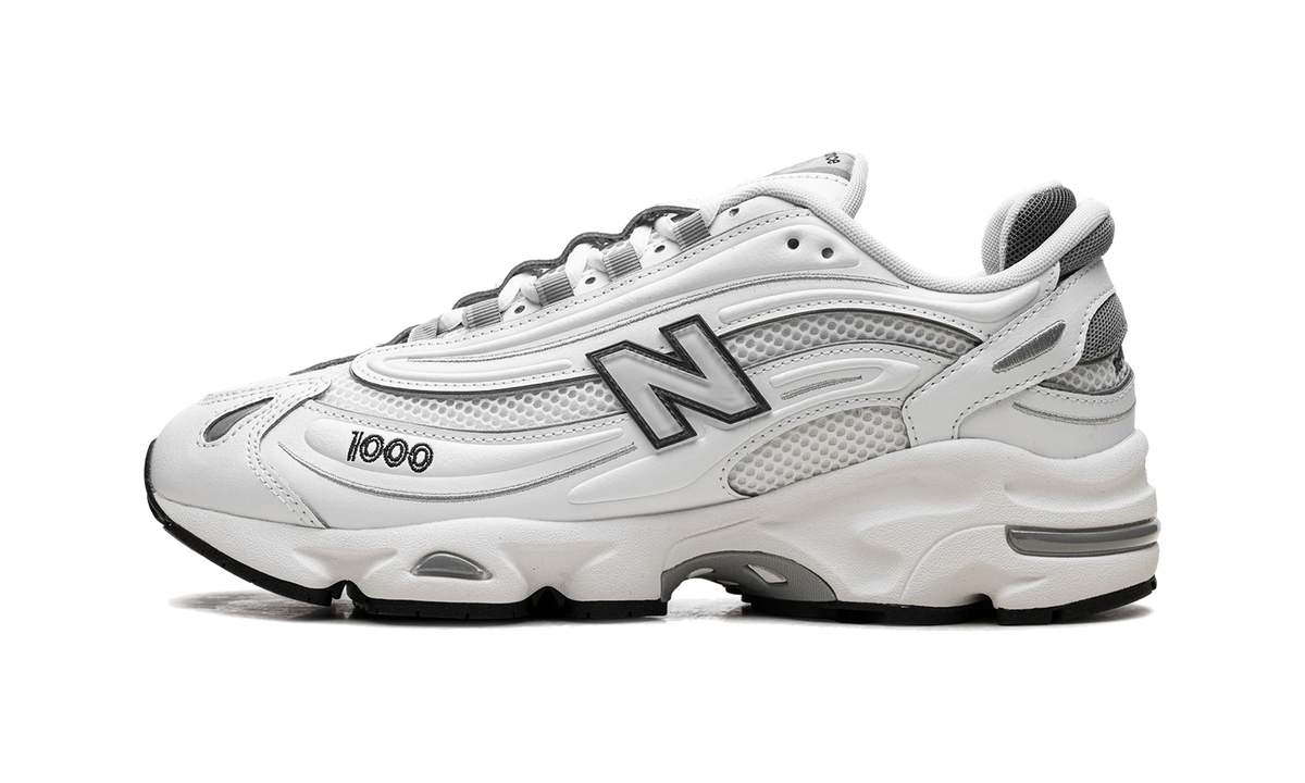 Overkicks - New Balance 1000 White (M1000D) - vista lateral