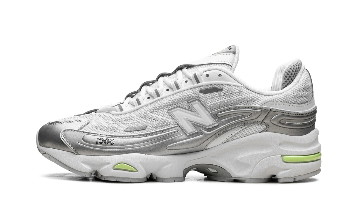 Overkicks - New Balance 1000 White Silver Mint Flash (M1000DI) - vista lateral