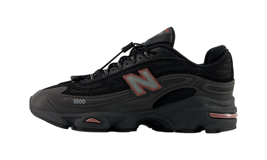Overkicks - New Balance 1000G Black Metallic Red Rock (U100010A) - vista lateral