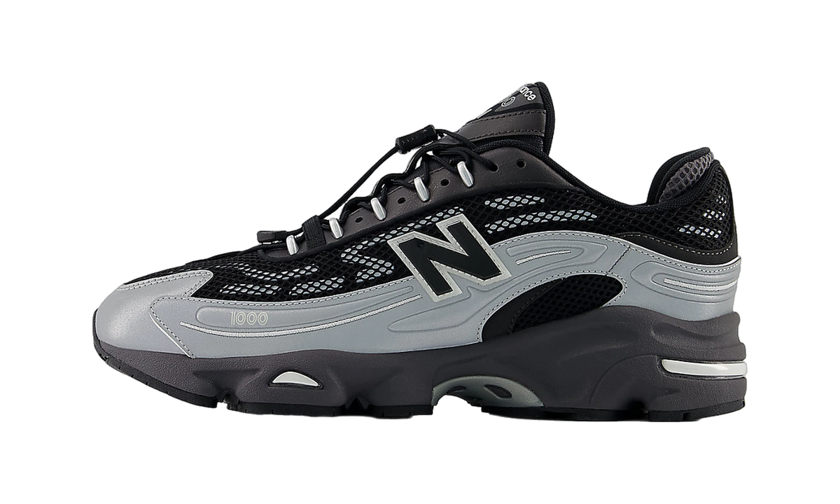 Overkicks - New Balance 1000G Silver Metallic Black (U1000432) - vista lateral