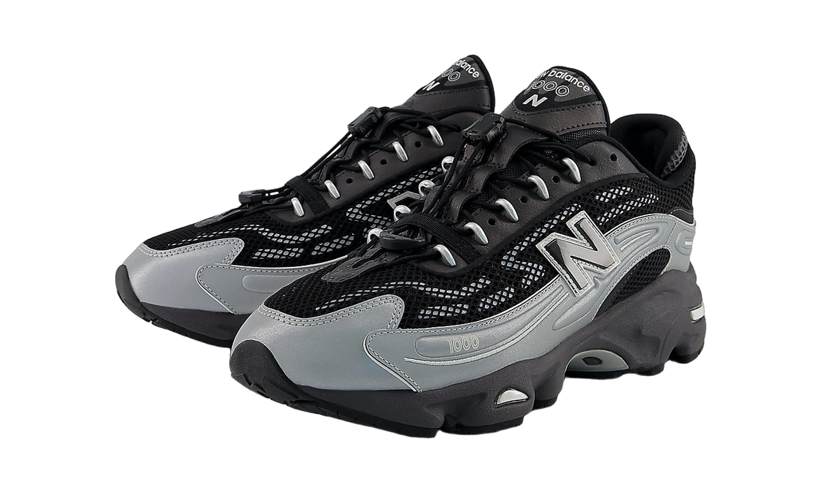 Overkicks - New Balance 1000G Silver Metallic Black (U1000432) - vista trasera