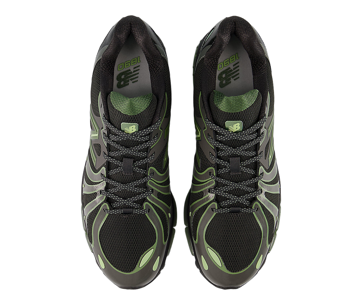 Overkicks - New Balance 1890 Faded Black Utility Green (U189071H) - detalle suela