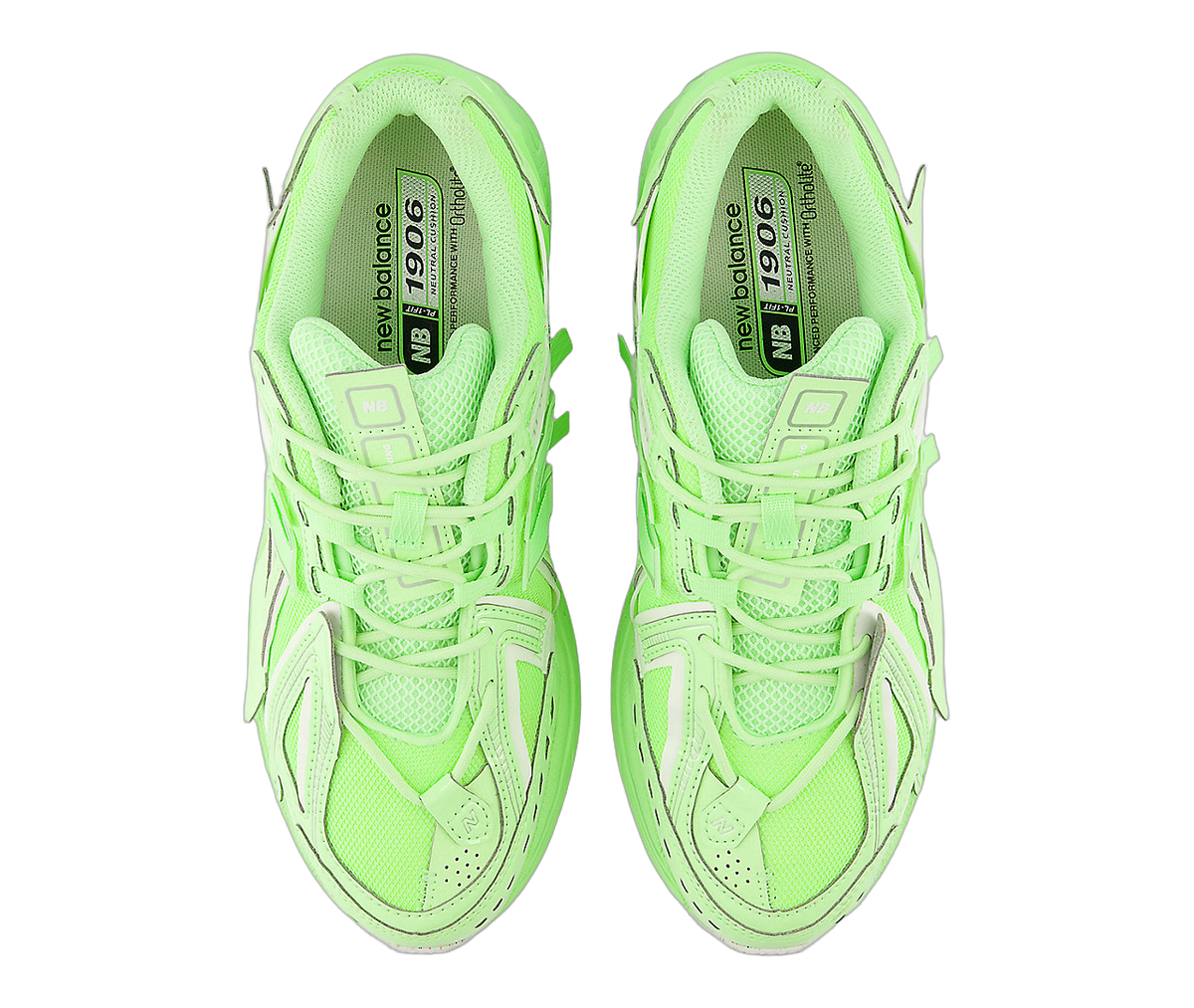 Overkicks - New Balance 1906A Neon Green Mint Flash (U1906AF) - detalle suela