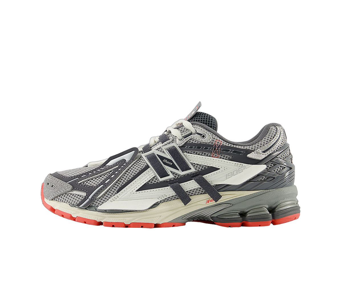 Overkicks - New Balance 1906A Slate Grey Drift Red (U1906AC) - vista lateral