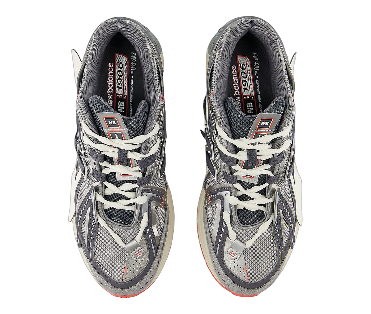 Overkicks - New Balance 1906A Slate Grey Drift Red (U1906AC) - par completo