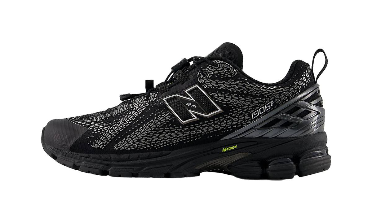 Overkicks - New Balance 1906F Black Alkaline Green (U19068PN) - vista lateral
