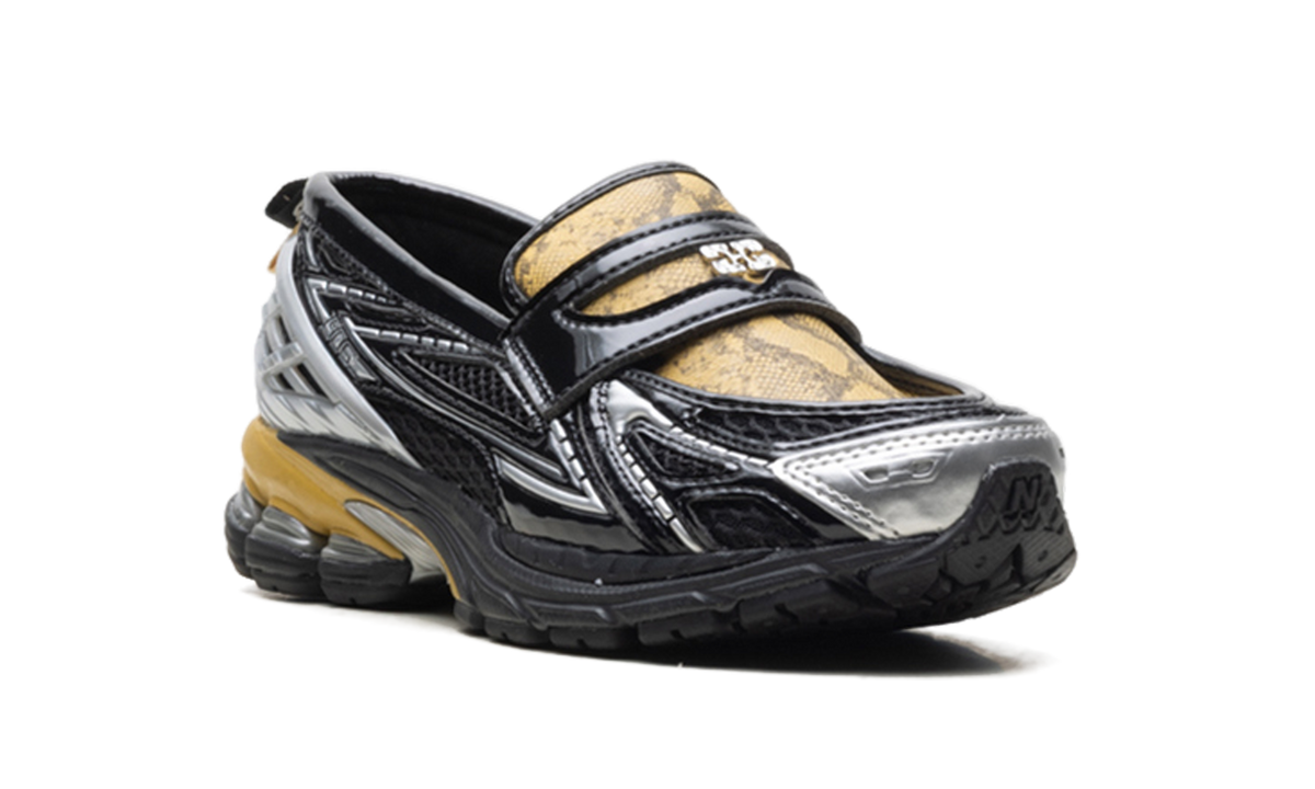 Overkicks - New Balance 1906L GANNI Black Fall Leaf Snakeskin (U1906LGA) - detalle lateral interior