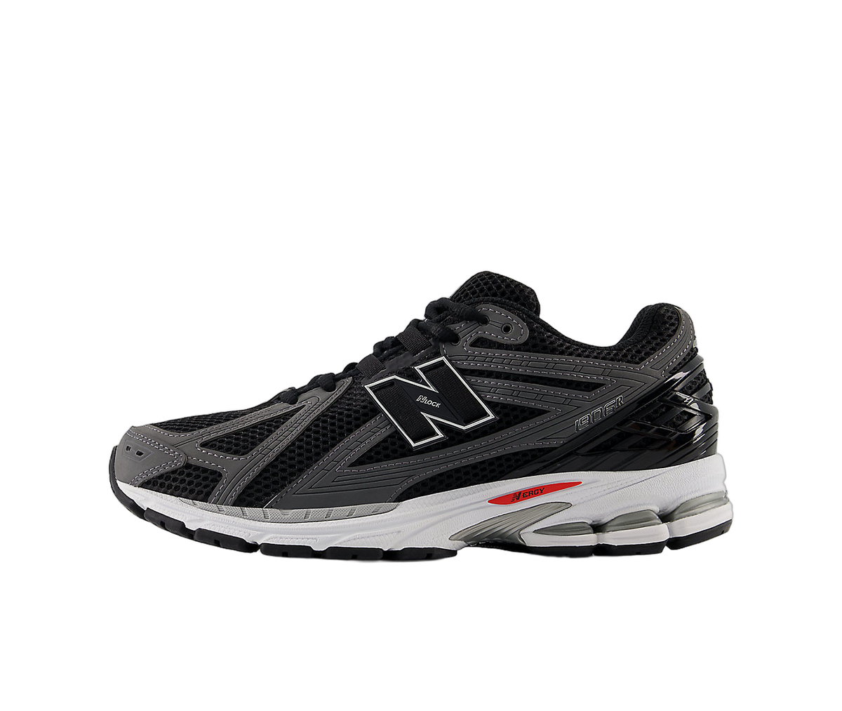 Overkicks - New Balance 1906R Black Team Red Castlerock (U1906RCB) - vista lateral