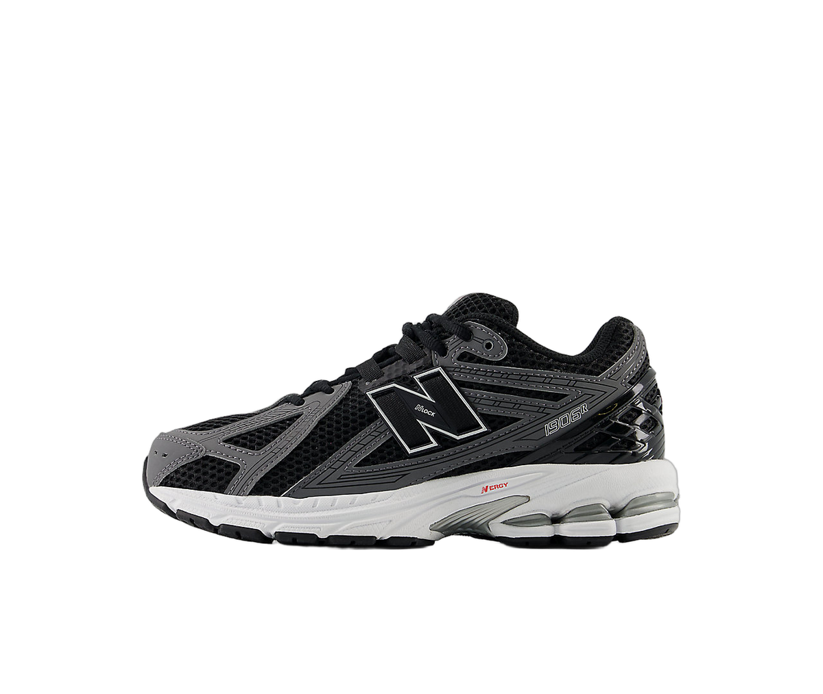 Overkicks - New Balance 1906R Black Team Red Castlerock (GS) (GC1906CJ) - vista lateral