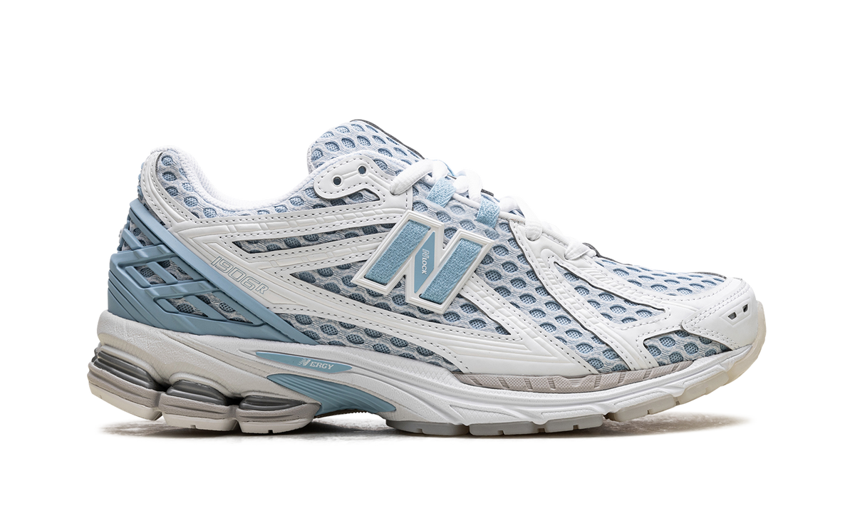 Overkicks - New Balance 1906R Blue Chrome (M1906RBL) - detalle talón
