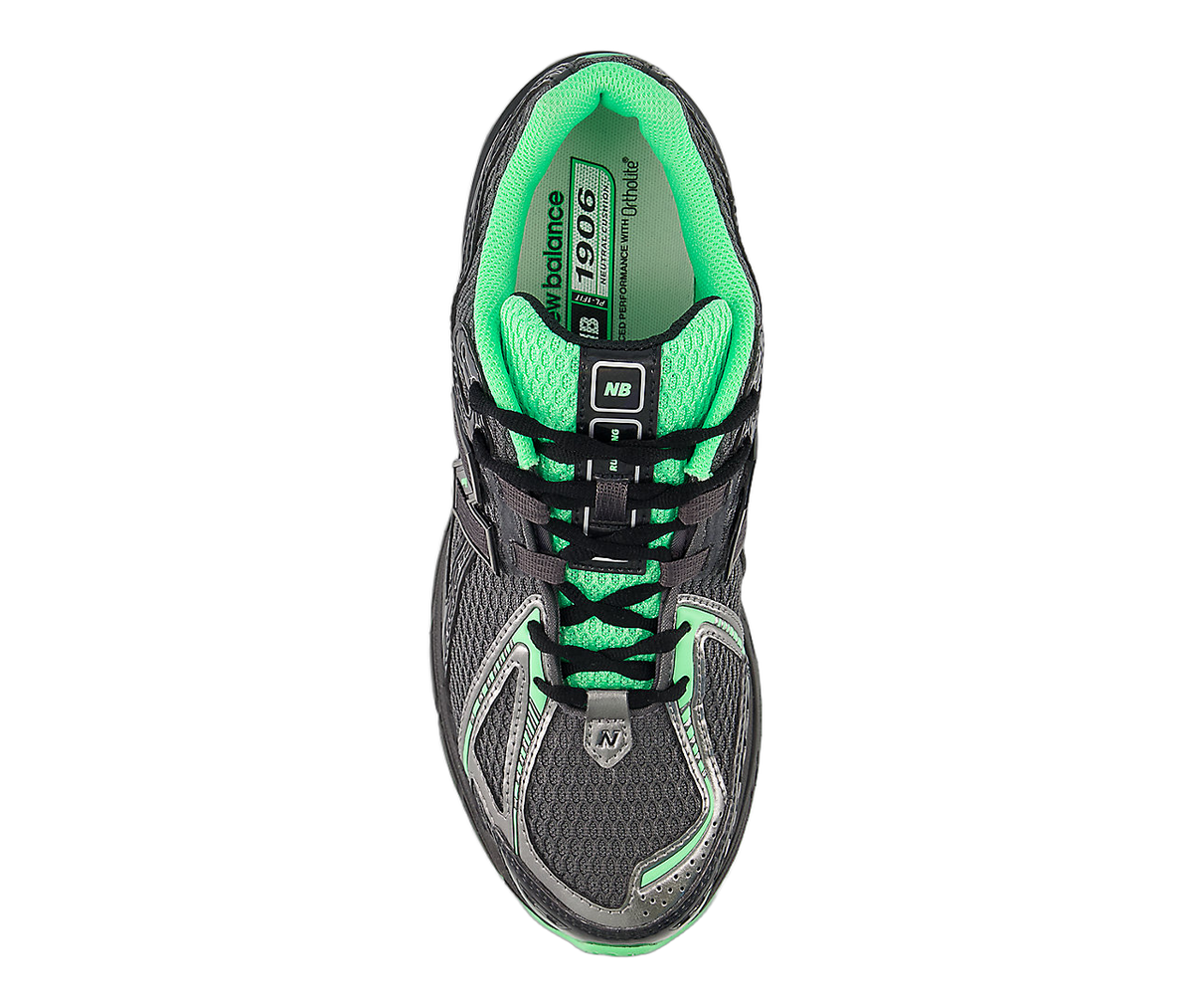 Overkicks - New Balance 1906R Dark Silver Metallic Lab Green (U1906RCT) - par completo