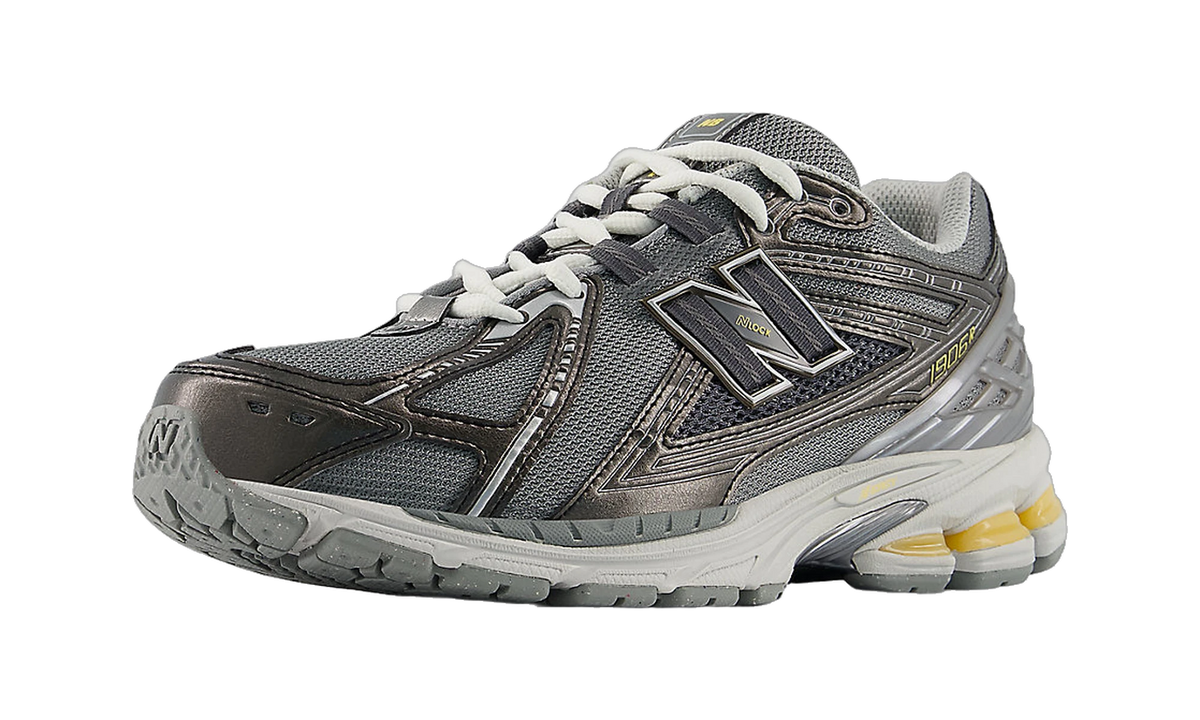 Overkicks - New Balance 1906R Slate Grey Black Metallic White Peach (U19064S0) - vista trasera