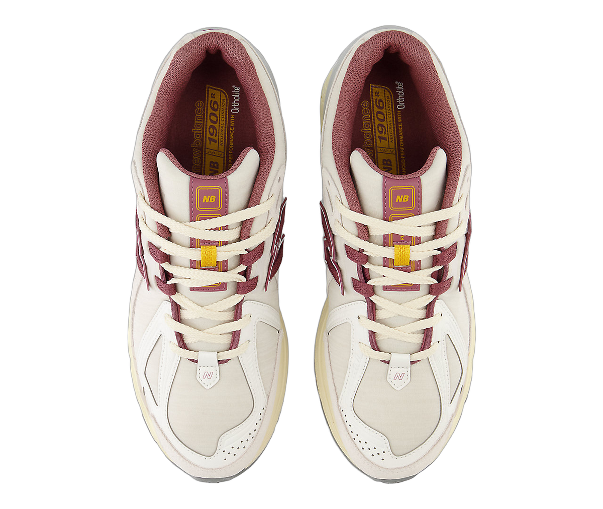 Overkicks - New Balance 1906R White Burgundy (M1906RAS) - detalle suela