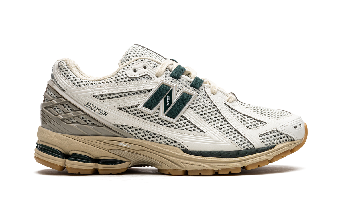 Overkicks - New Balance 1906R White Green Cream (M1906RQ) - detalle talón