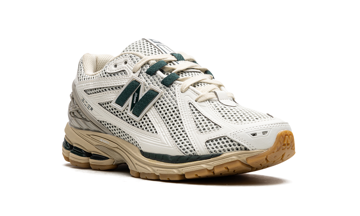 Overkicks - New Balance 1906R White Green Cream (M1906RQ) - detalle lateral interior
