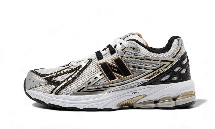 Overkicks - New Balance 1906R White Metallic Gold (GS) (GC1906RA) - vista lateral