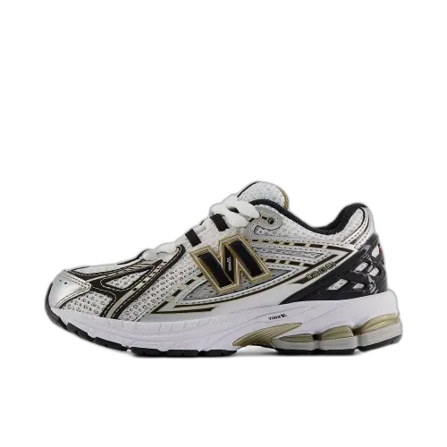Overkicks - New Balance 1906R White Metallic Gold (PS) (PC1906RA) - vista lateral