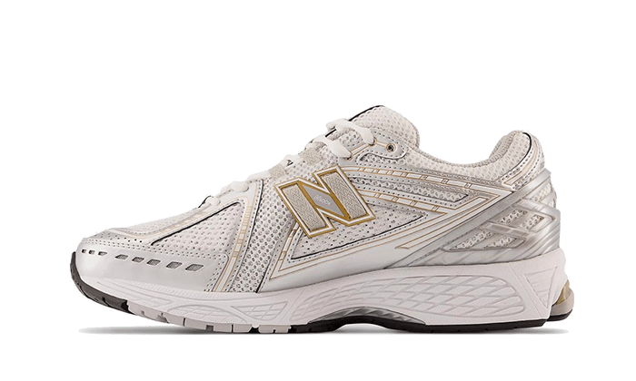 Overkicks - New Balance 1906R White Rain Cloud Silver Metallic (M1906RI) - vista lateral