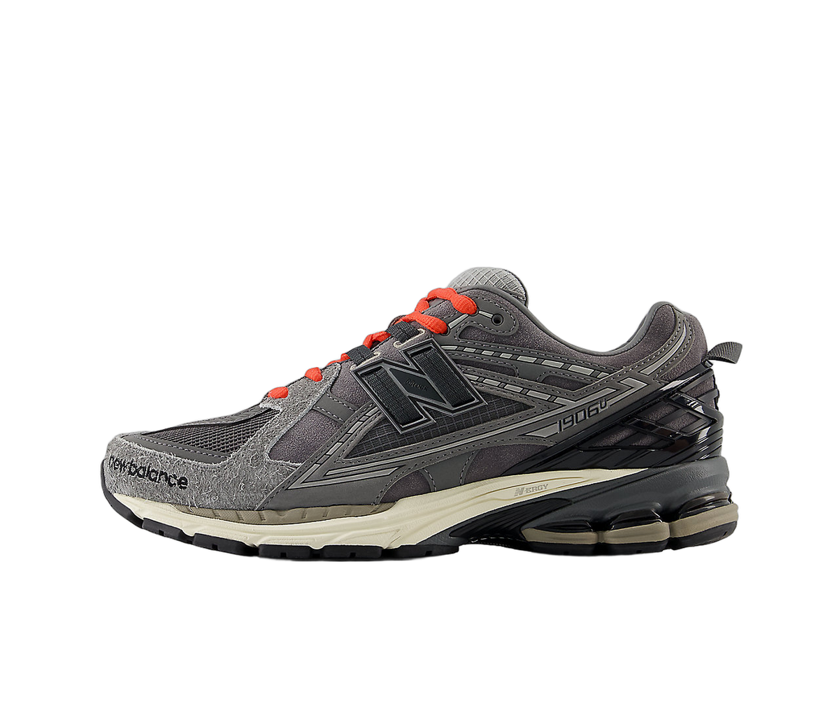 Overkicks - New Balance 1906U Grey Red (U1906NGC) - vista lateral