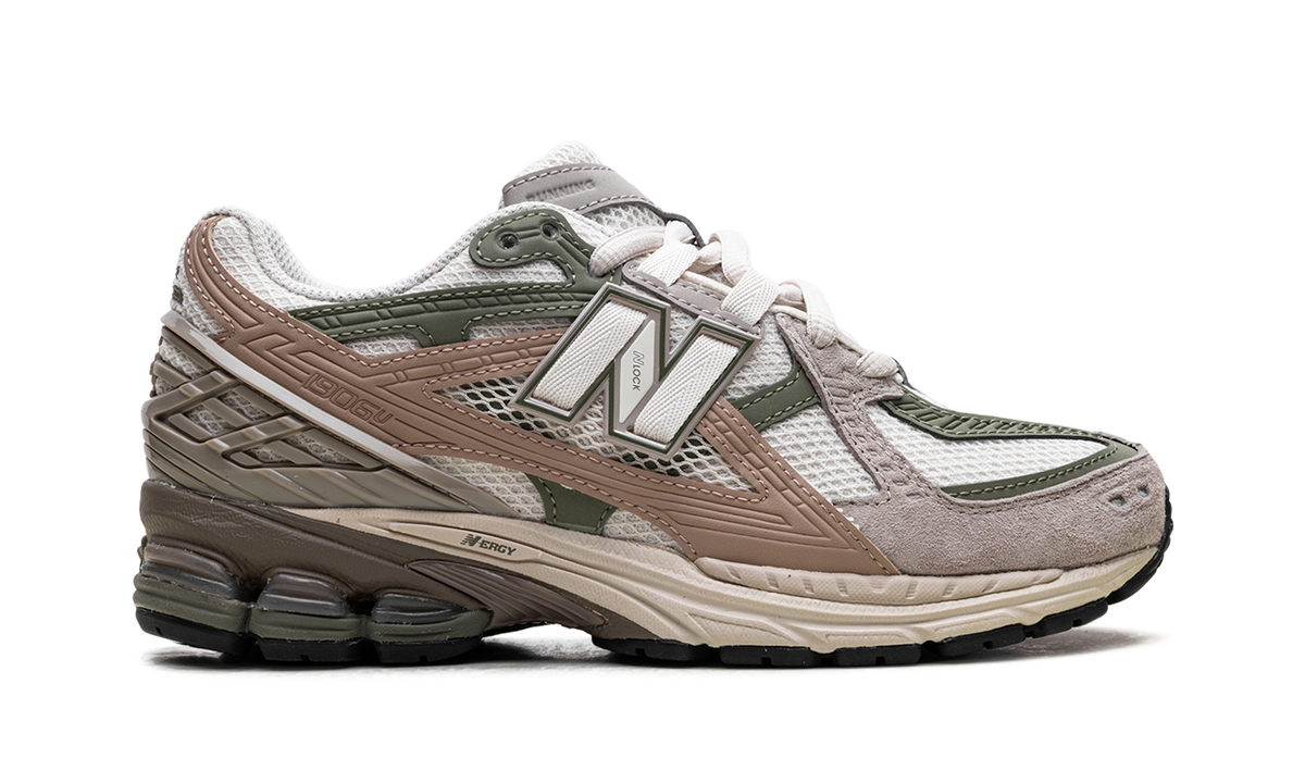Overkicks - New Balance 1906U Linen Dark Olivine (M1906NE) - detalle talón