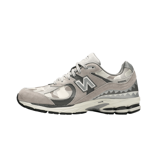 Overkicks - New Balance 2002R BAPE Grey (M2002RBG) - vista lateral
