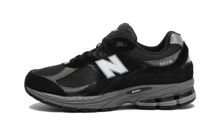 Overkicks - New Balance 2002R Black Dark Grey White (M2002RR1) - vista lateral
